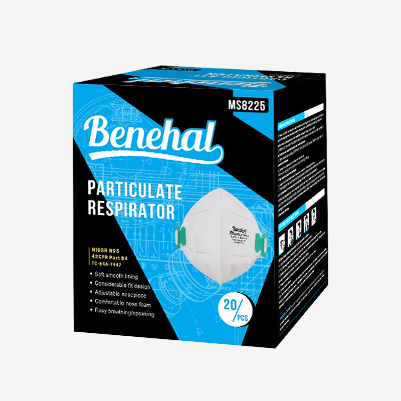 N95 Mask-NIOSH Approved Particulate Respirators, Individually Wrapped, Universal Fit