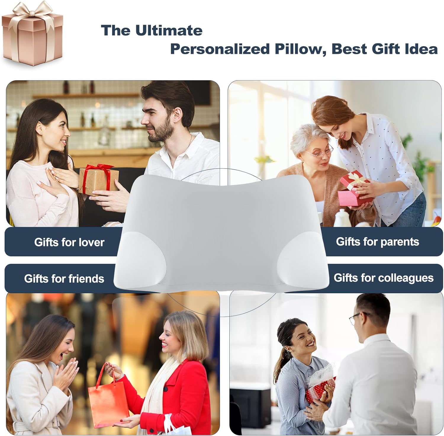 Memory Foam CPAP Pillow-Hotodeal Cervical CPAP Pillow for Neck Support Relief Neck Pain