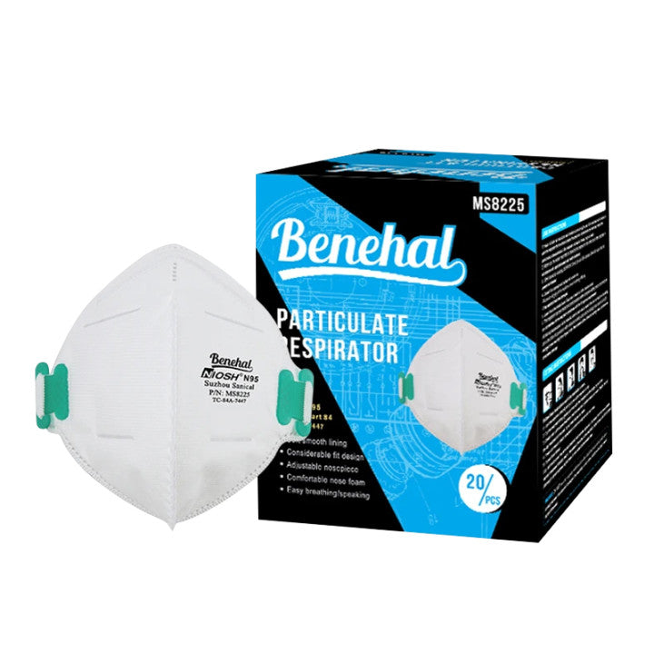N95 Mask-NIOSH Approved Particulate Respirators, Individually Wrapped, Universal Fit