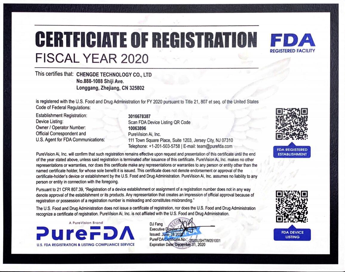 Certificate of Registration