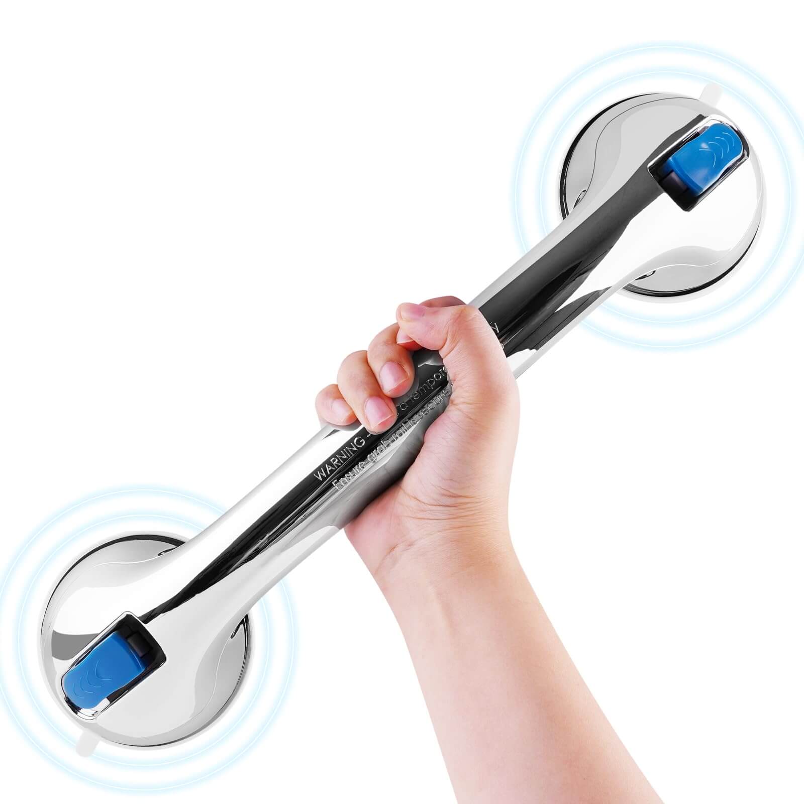 Hotodeal Grab Bars for Bathtubs and Showers-Strong Hold Suction Cup Handle