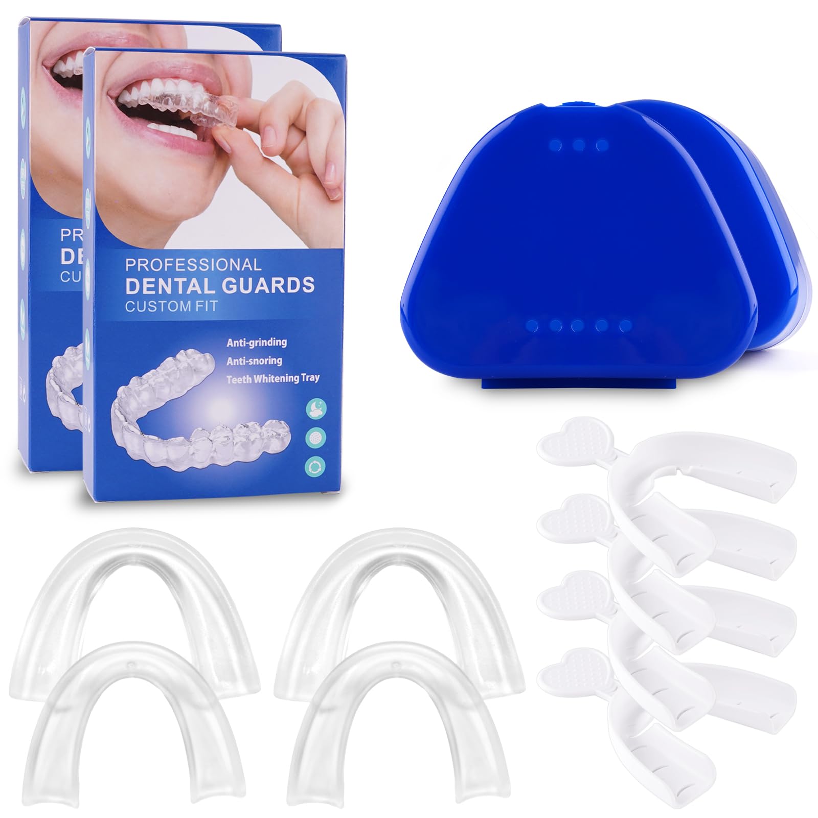 Hotodeal Mouth Guard— Mouth Guard with Fitting Tray for Grinding Teeth at Night
